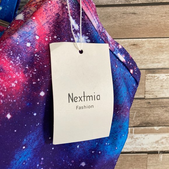 Galaxy Print High Waisted Bikini Size 22 - Picture 2 of 9